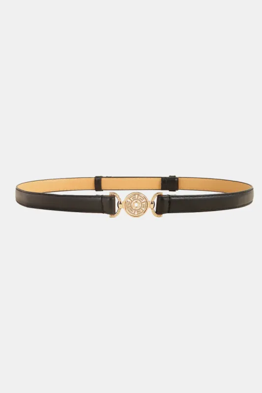 Rhinestone Decor PU Leather Belt sold by Charming Charlie