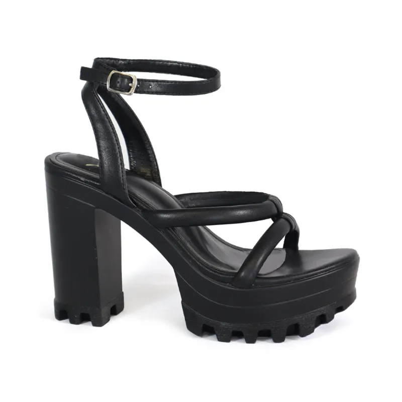 ASTER-08 Women's Padded Strappy Chunky Platform Heel sold by Charming Charlie