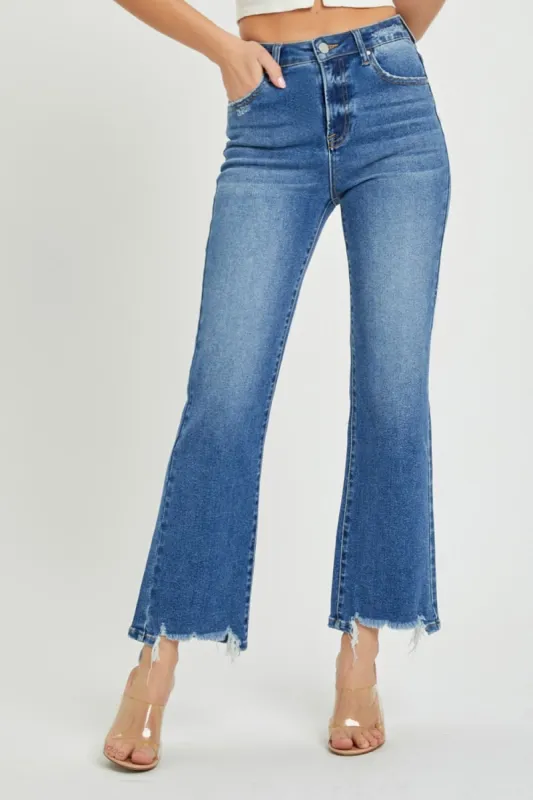 RISEN High Rise Straight Jeans sold by Charming Charlie