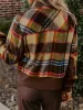 Pocketed Plaid Long Sleeve Jacket sold by Charming Charlie