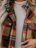 Pocketed Plaid Long Sleeve Jacket sold by Charming Charlie