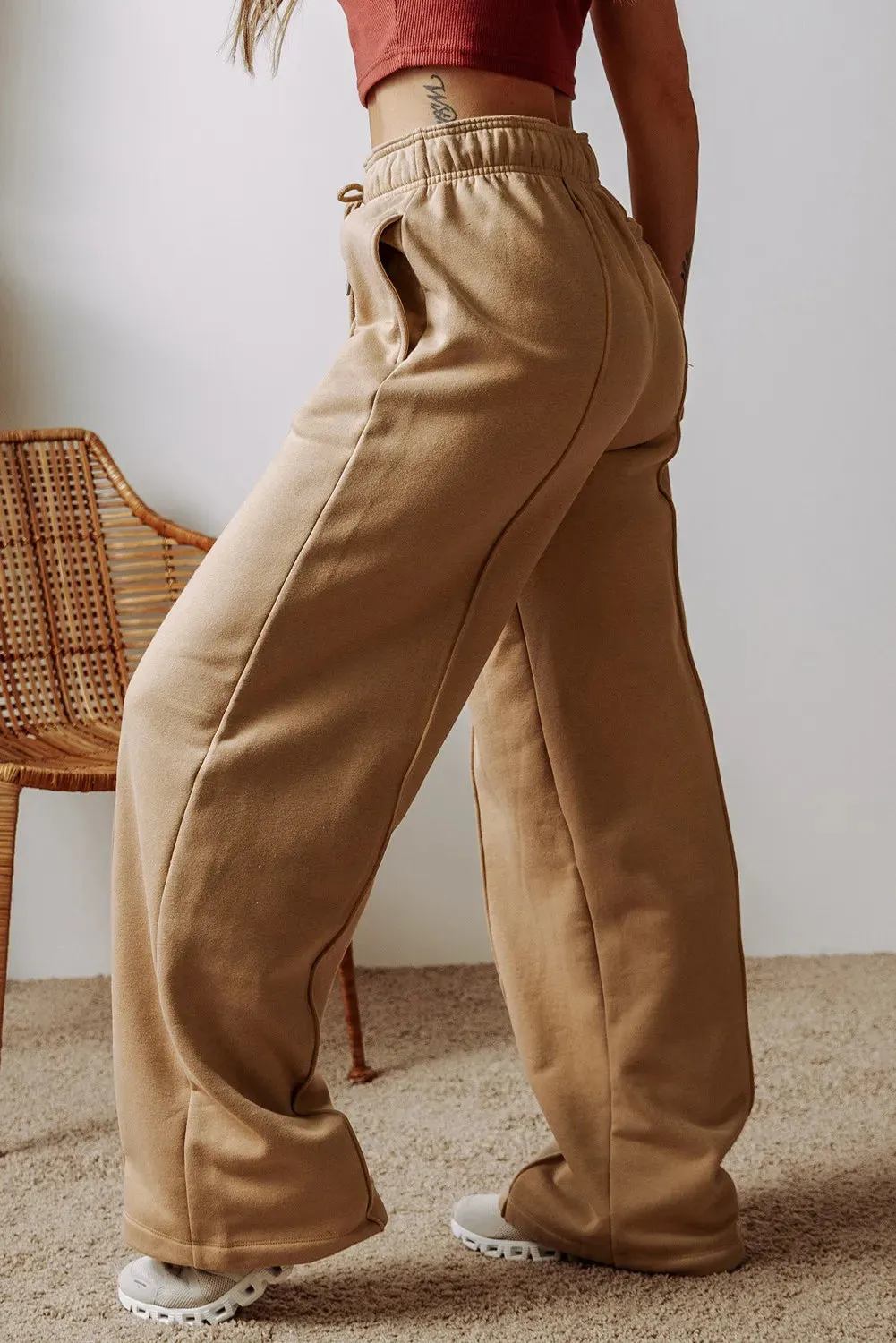 Drawstring Wide Leg Pants with Pockets sold by Charming Charlie product image thumbnail 3