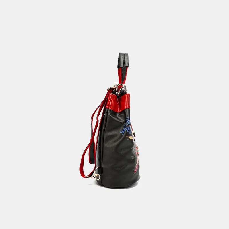 Nicole Lee USA Multifunctional Bucket Bag Backpack sold by Charming Charlie product image thumbnail 2