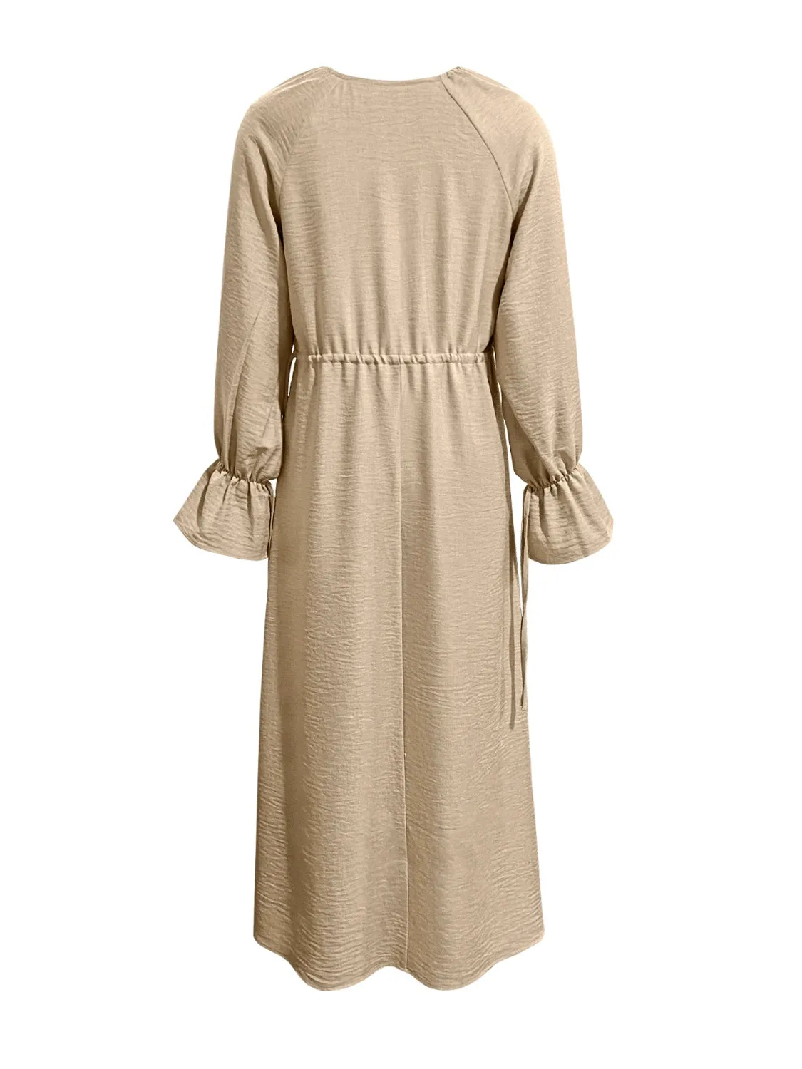Tie Neck Flounce Sleeve Dress sold by Charming Charlie product image thumbnail 2
