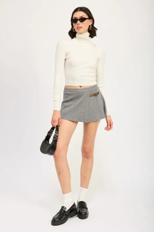 PLEATED MINI SKORT sold by Charming Charlie