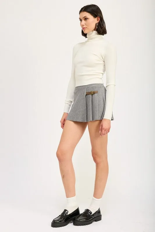 PLEATED MINI SKORT sold by Charming Charlie product image thumbnail 5