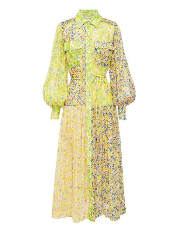 Floral long sleeve maxi dress sold by Charming Charlie product image thumbnail 2