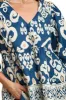Printed V-Neck Three-Quarter Sleeve Blouse sold by Charming Charlie