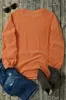 Letter Graphic Round Neck Long Sleeve Sweatshirt sold by Charming Charlie