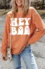 Letter Graphic Round Neck Long Sleeve Sweatshirt sold by Charming Charlie
