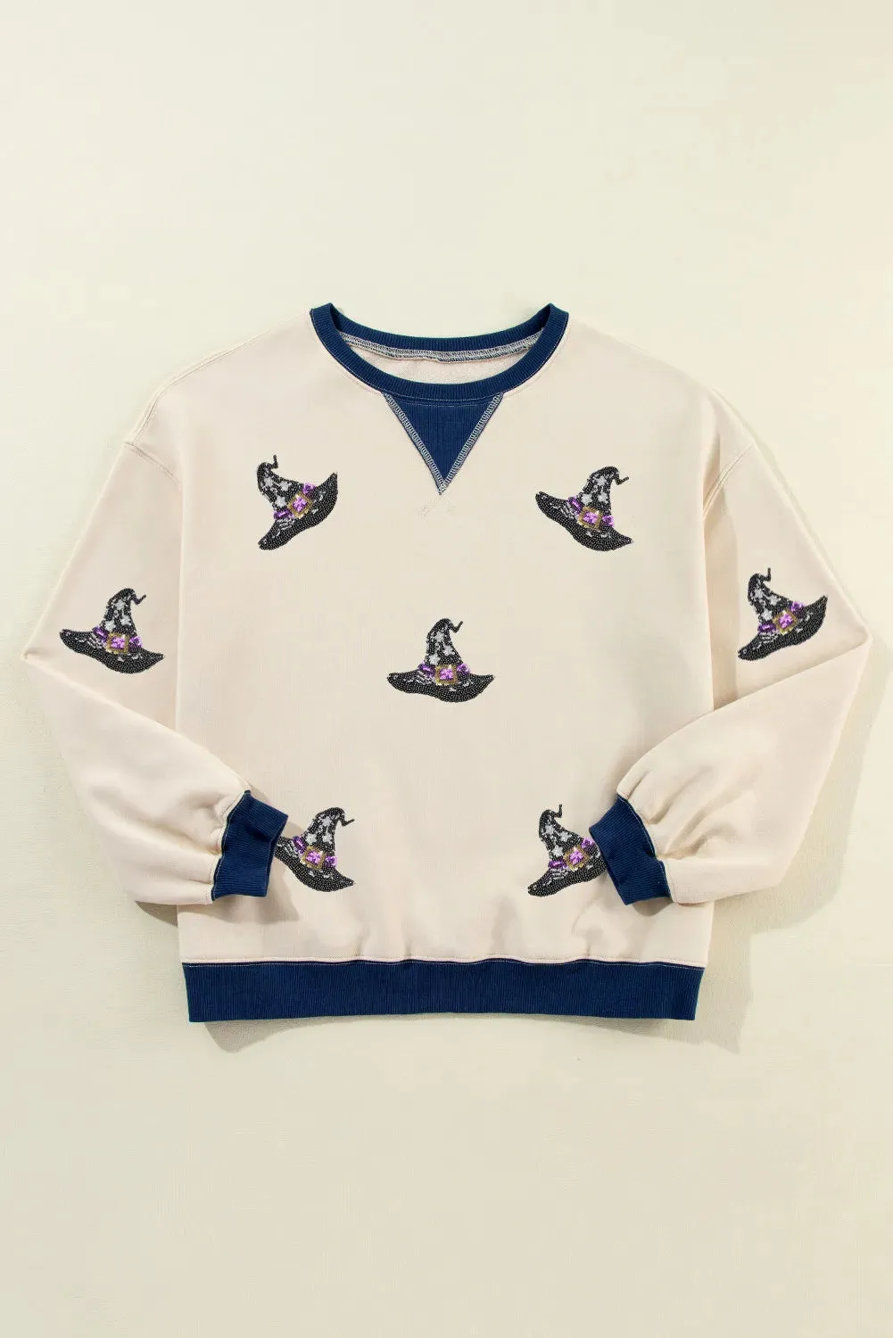 Sequin Hat Print Long Sleeve Sweatshirt sold by Charming Charlie product image thumbnail 5