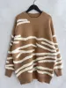 Contrast Round Neck Long Sleeve Sweater sold by Charming Charlie