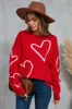 Angel Wings Heart Dropped Shoulder Long Sleeve Sweater sold by Charming Charlie