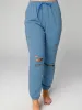 Distressed Sweatshirt and Joggers Set sold by Charming Charlie
