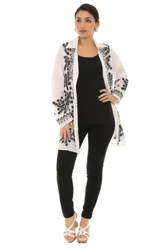 Embroidered Button-up Shirt sold by Charming Charlie