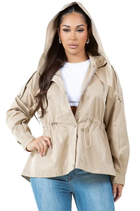 WOMEN FASHION TRENCH COAT sold by Charming Charlie