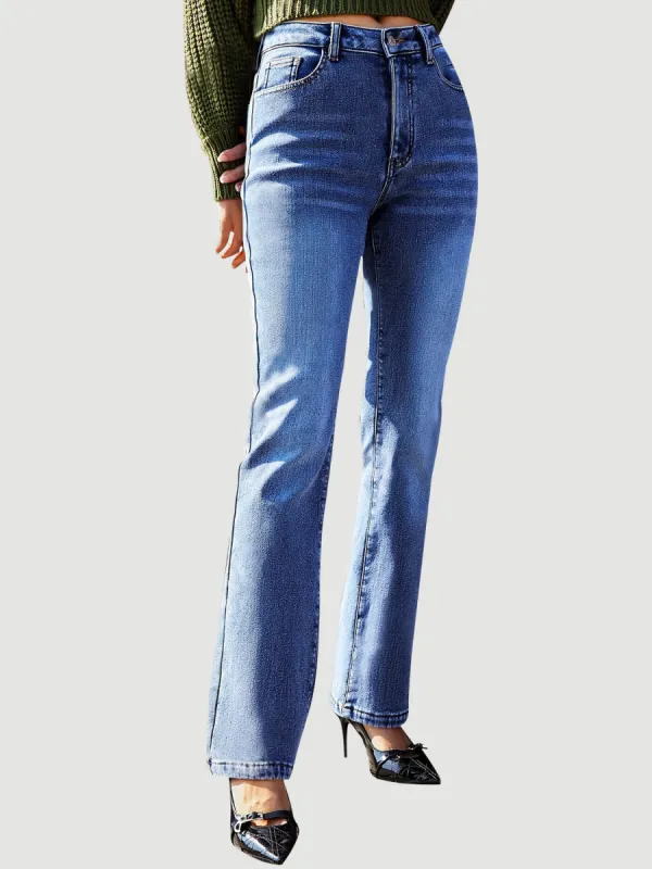 Straight Leg Jeans with Pockets sold by Charming Charlie