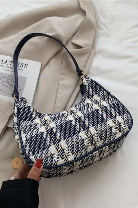 Plaid Fixed Strap Shoulder Bag sold by Charming Charlie