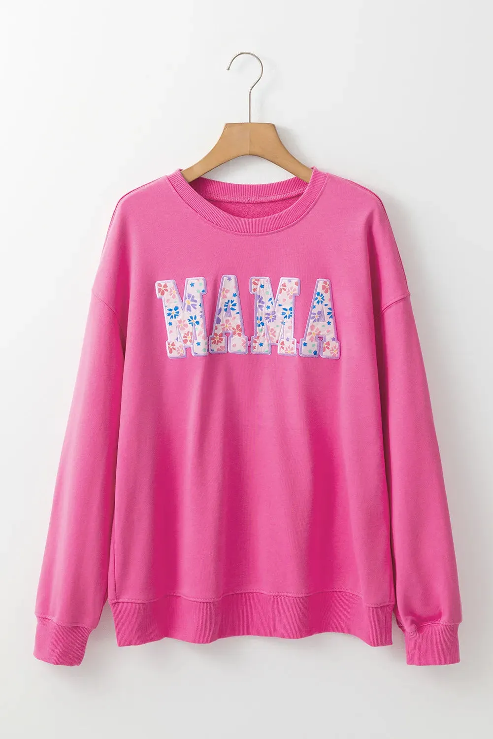 MAMA Round Neck Long Sleeve Sweatshirt sold by Charming Charlie product image thumbnail 2