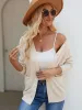 Pocketed V-Neck Button Up Long Sleeve Cardigan sold by Charming Charlie