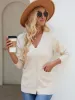 Pocketed V-Neck Button Up Long Sleeve Cardigan sold by Charming Charlie