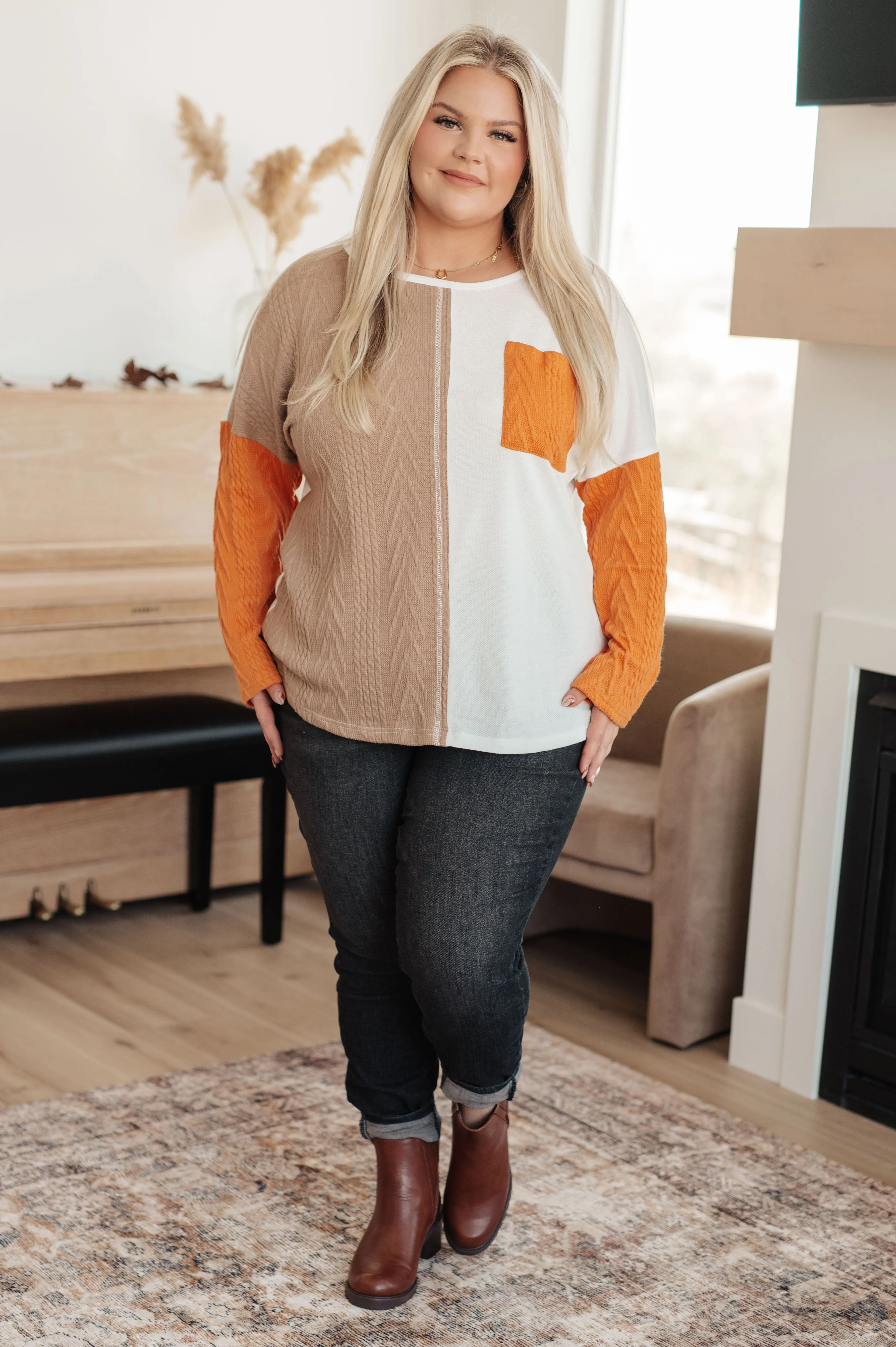 This, That, And The Other Colorblock Top sold by Charming Charlie product image thumbnail 2