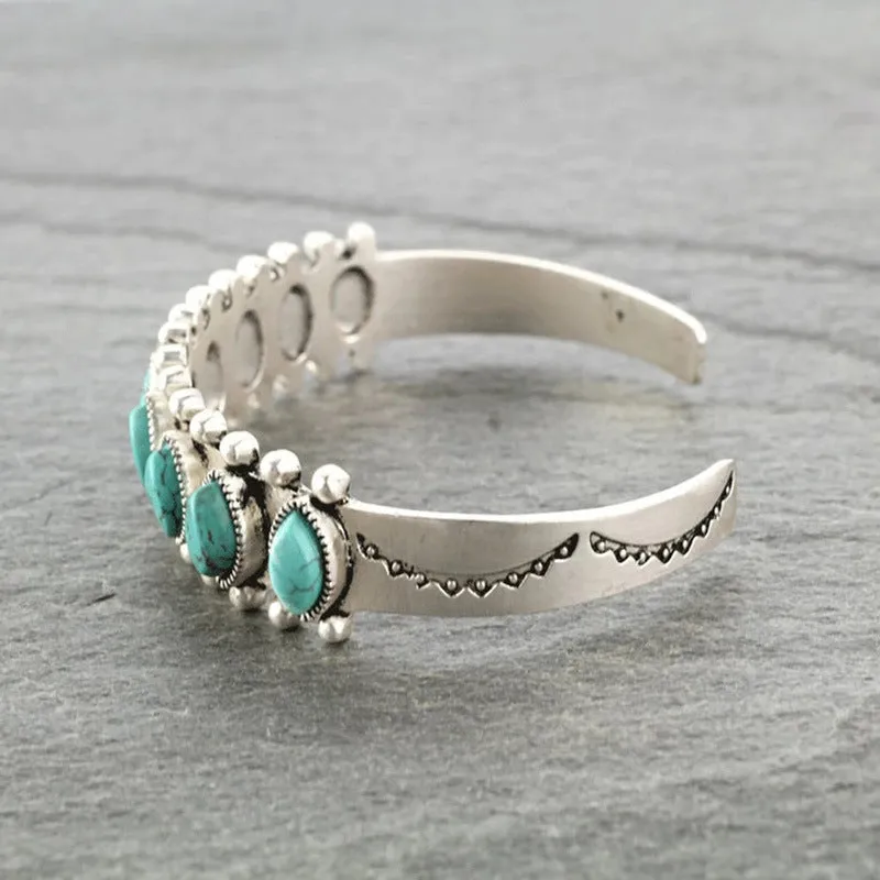 Turquoise Open Bracelet sold by Charming Charlie product image thumbnail 3