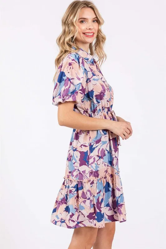Floral Mini Shirt Dress sold by Charming Charlie product image thumbnail 2