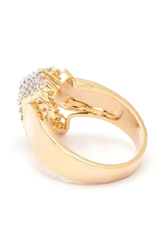 Size 11 Crystal Iconic Ring sold by Charming Charlie product image thumbnail 2