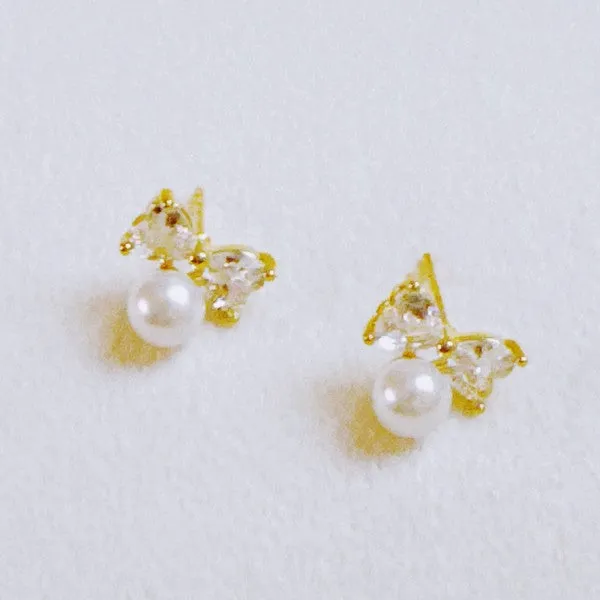 Lovely Pearl Duo Stud Earrings Set Of 2 sold by Charming Charlie product image thumbnail 4