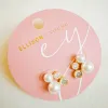 Pearl And Diamond Stud Earrings sold by Charming Charlie