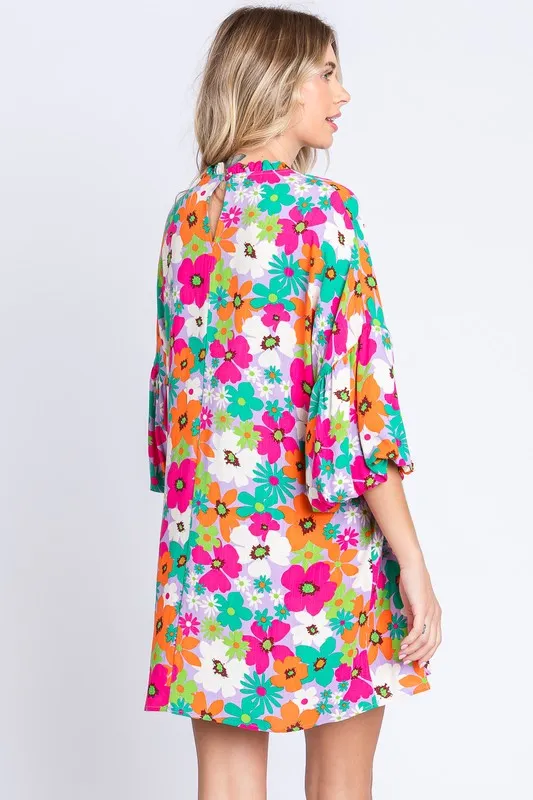 Floral Mini Dress sold by Charming Charlie product image thumbnail 3