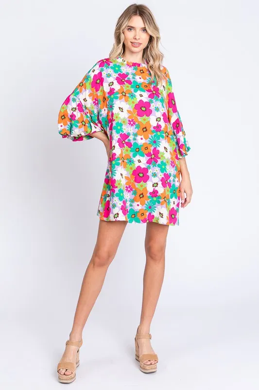 Floral Mini Dress sold by Charming Charlie product image thumbnail 4