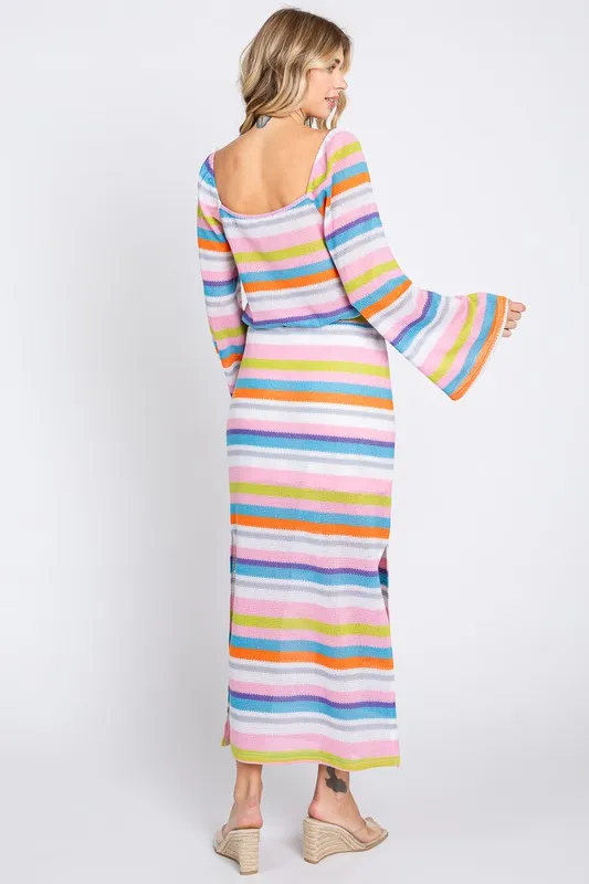 Multi-Color Stripe Crop Top sold by Charming Charlie product image thumbnail 5