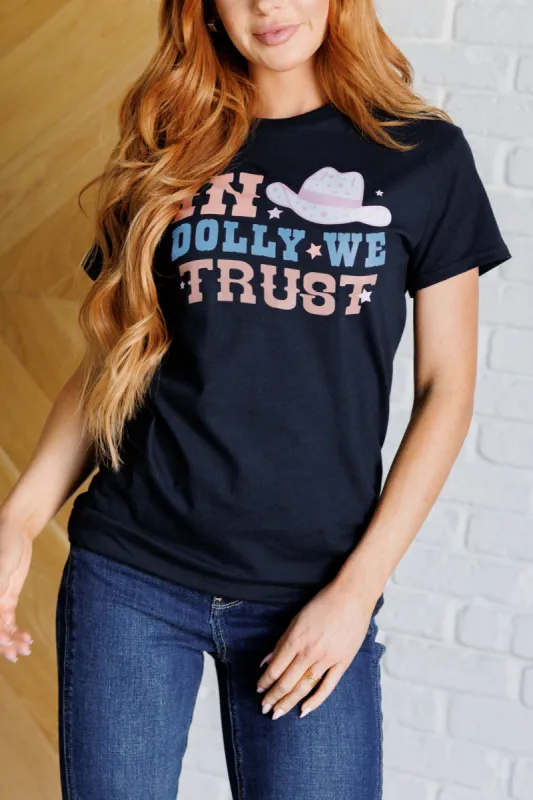 In Dolly We Trust Graphic Tee sold by Charming Charlie