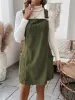 Pocketed Wide Strap Overall Dress sold by Charming Charlie