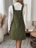 Pocketed Wide Strap Overall Dress sold by Charming Charlie
