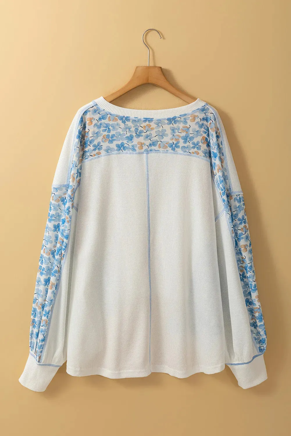 Printed V-Neck Long Sleeve Blouse sold by Charming Charlie product image thumbnail 3