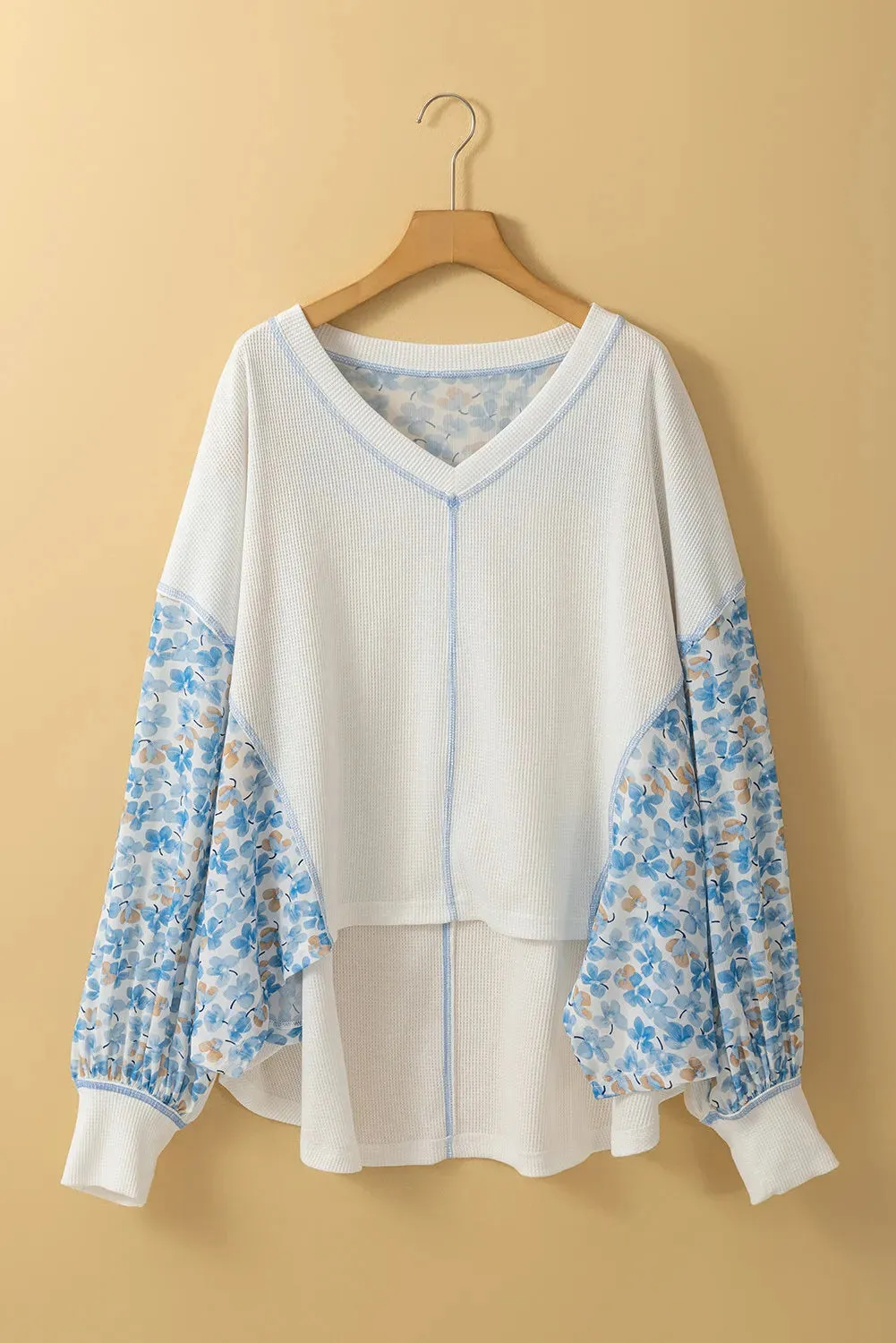 Printed V-Neck Long Sleeve Blouse sold by Charming Charlie product image thumbnail 2