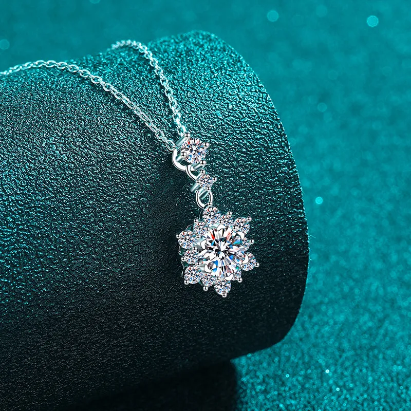 1 Carat Moissanite Zircon 925 Sterling Silver Necklace sold by Charming Charlie product image thumbnail 3