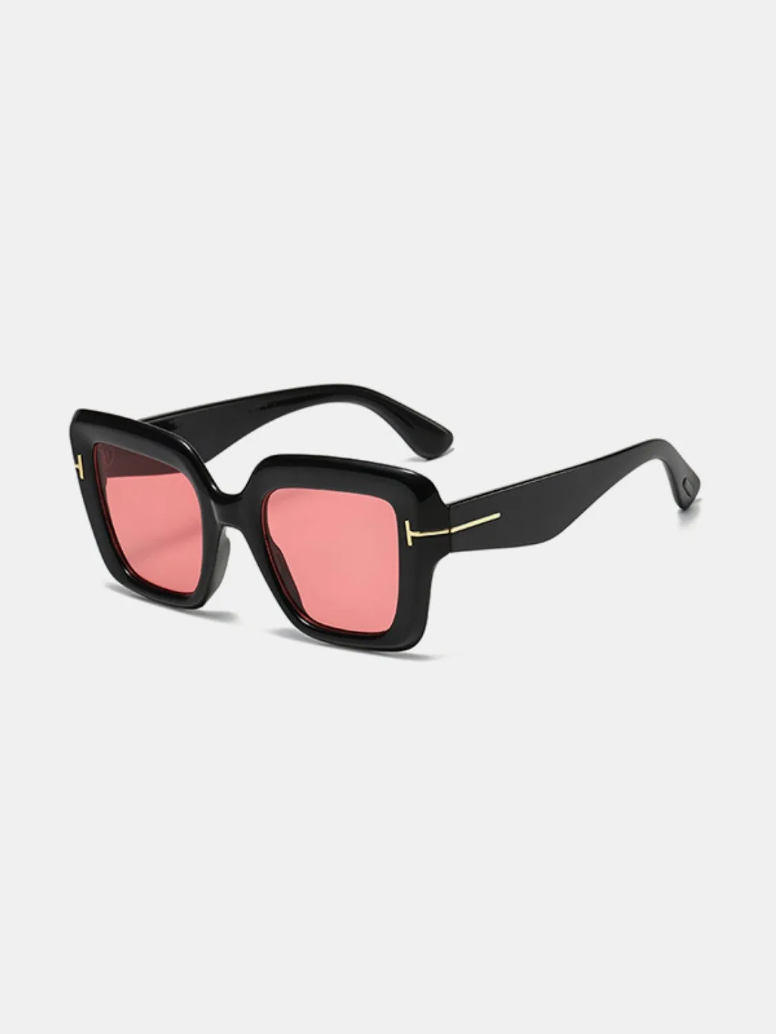 Polycarbonate Frame Square Sunglasses sold by Charming Charlie product image thumbnail 3