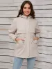 Drawstring Long Sleeve Hooded Jacket sold by Charming Charlie