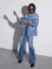 Button Up Collared Neck Denim Jacket sold by Charming Charlie