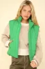 VERY J Zip Up Puffer Padded Warm Vest sold by Charming Charlie