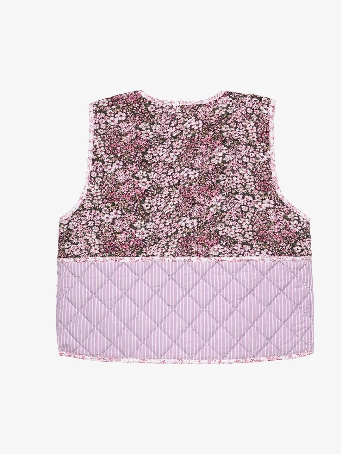 Tied Patchwork V-Neck Vest Coat sold by Charming Charlie product image thumbnail 2