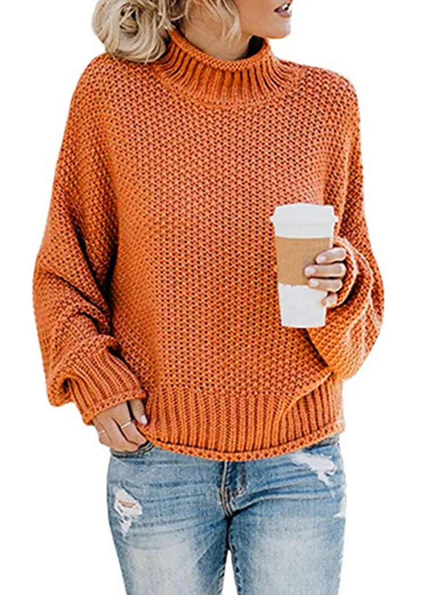 Turtleneck Dropped Shoulder Sweater sold by Charming Charlie product image thumbnail 3