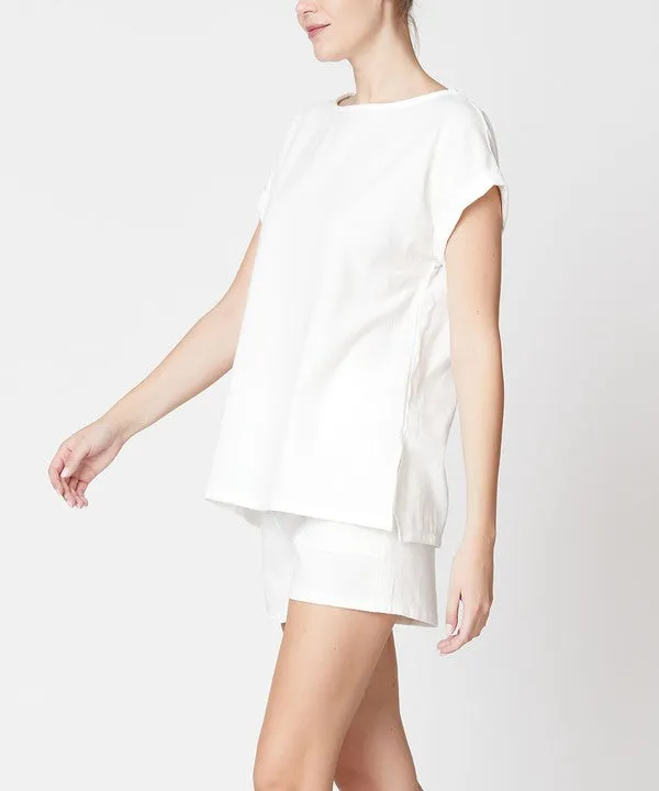 BAMBOO LINEN SHORTS SET sold by Charming Charlie product image thumbnail 5