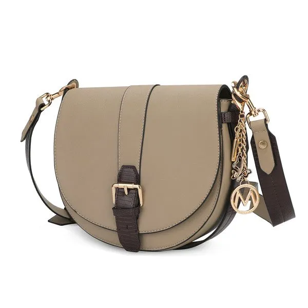 MKF Ayla Snake-Embossed Shoulder Bag by Mia K sold by Charming Charlie product image thumbnail 4