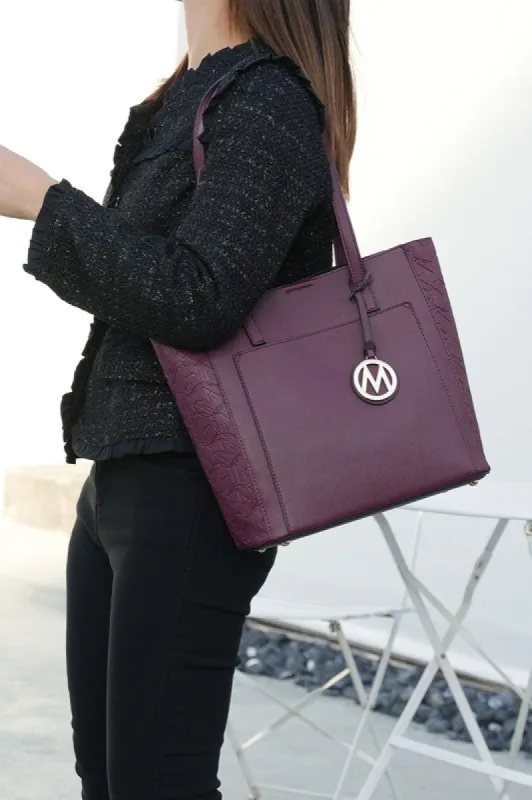 MKF Lea Vegan Leather Womens Tote Bag by Mia K sold by Charming Charlie
