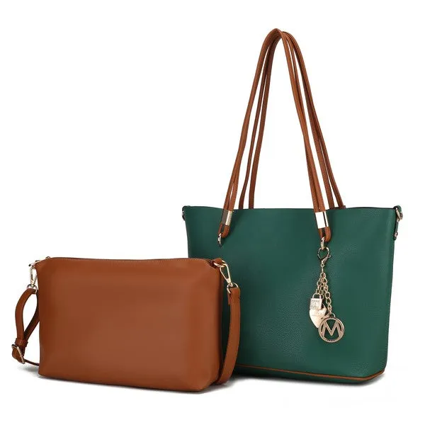 MKF Malay Women Tote Bag with Cosmetic Pouch sold by Charming Charlie product image thumbnail 2